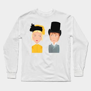 Emma Woodhouse and George Knightley fanart Long Sleeve T-Shirt